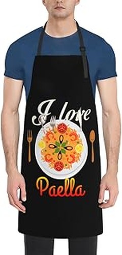 Guía para elegir el tamaño ideal de un delantal para paella unisex