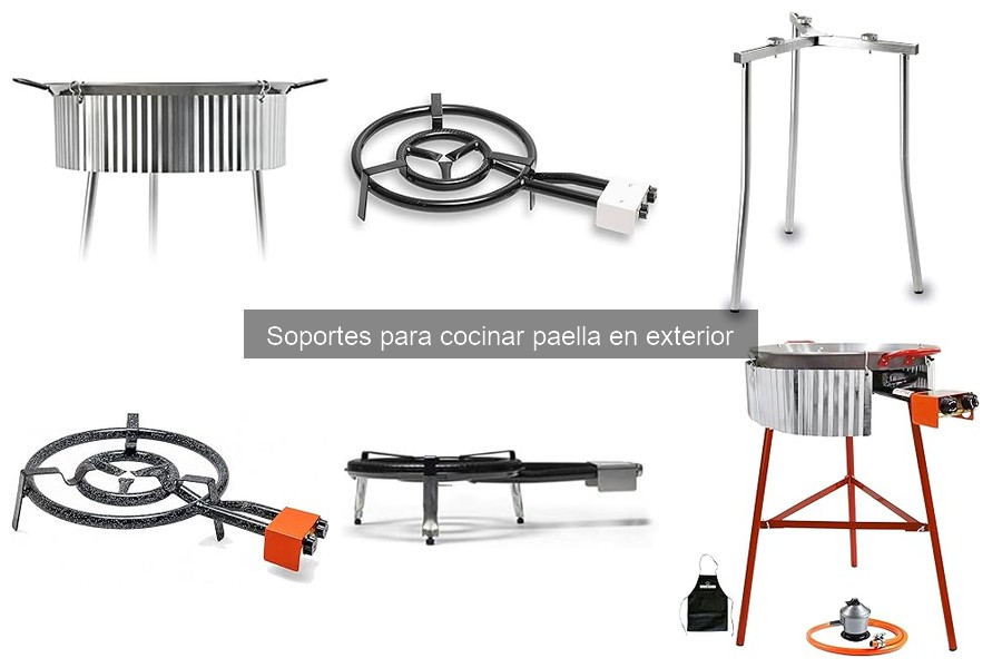 Accesorios esenciales para soportes de paella en exterior