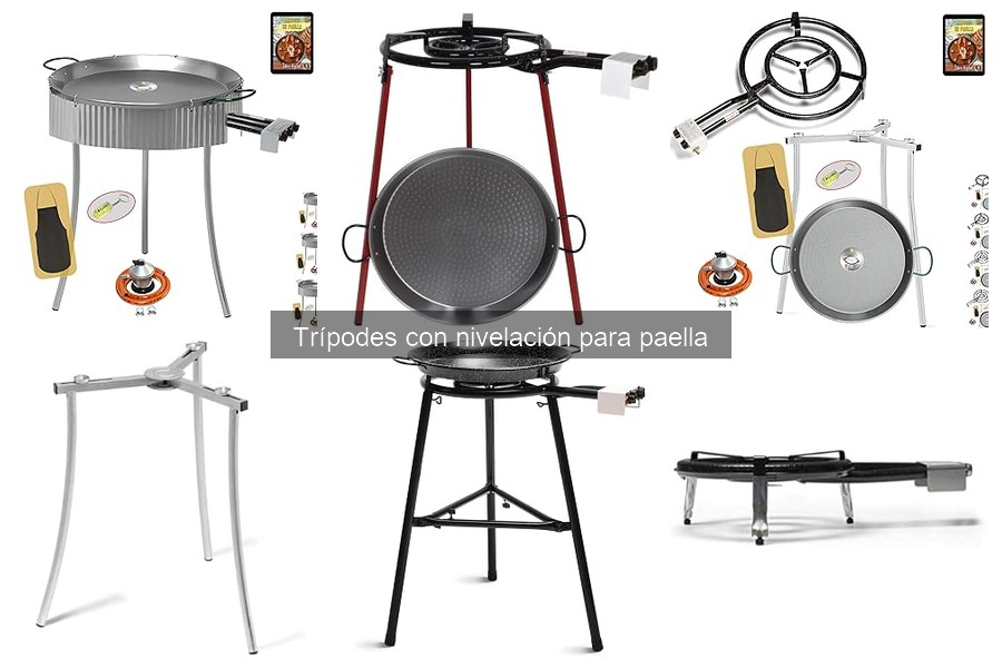 Accesorios imprescindibles para trípodes de paella