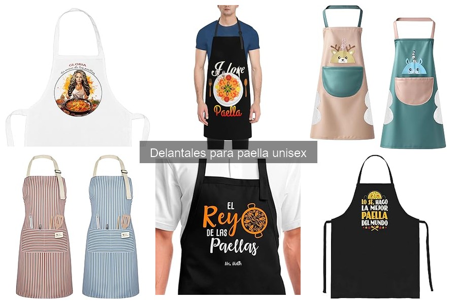 Accesorios indispensables para usar con un delantal de paella