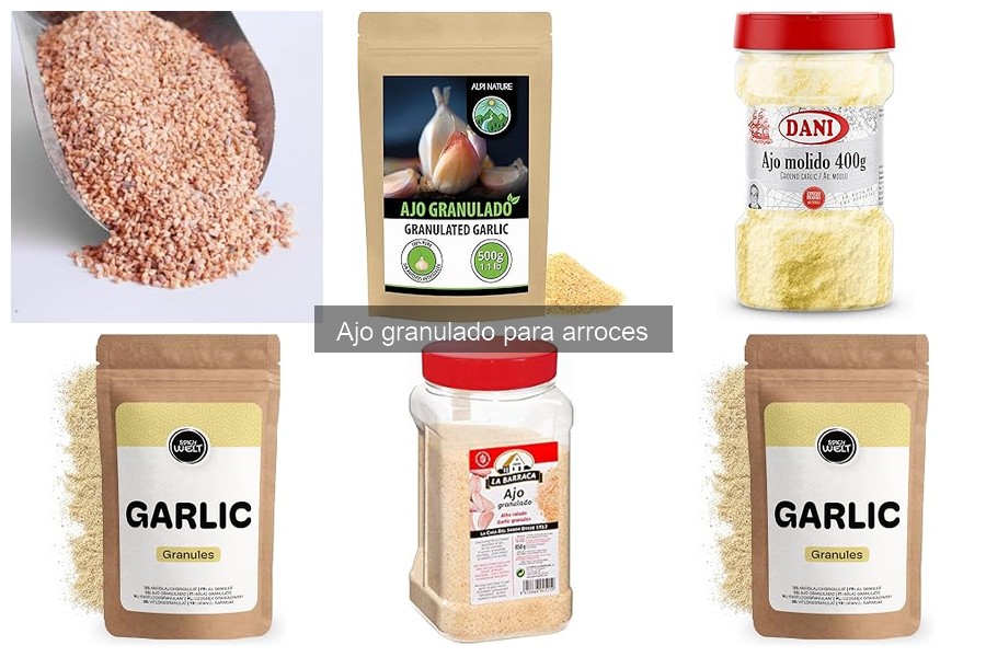 Ajo granulado vs. ajo en polvo: ¿cuál elegir para tus arroces?