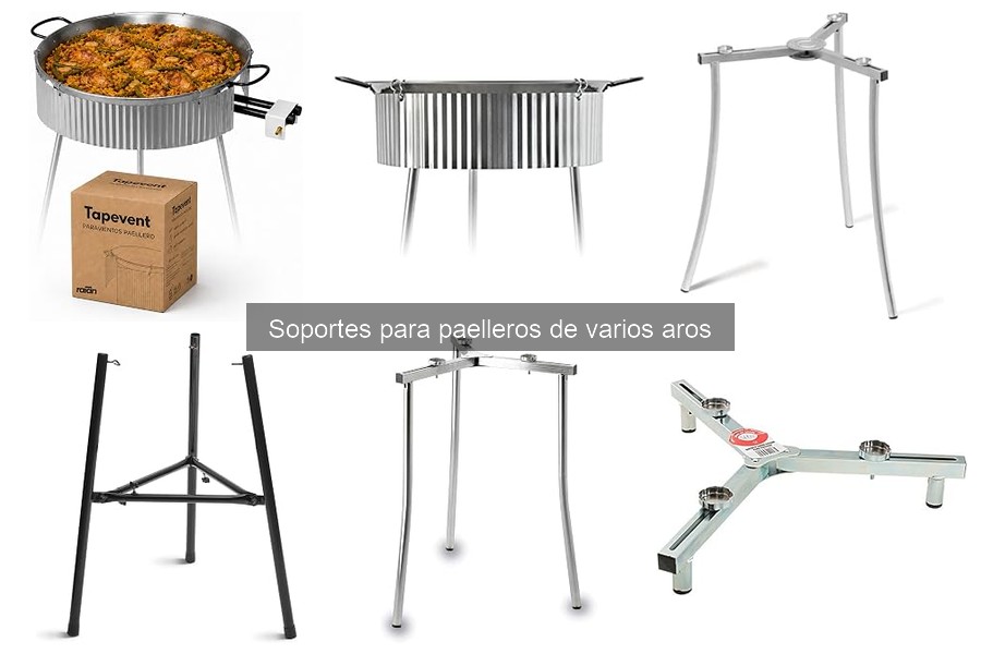 Ajustar soportes para paelleros de varios aros: guía práctica