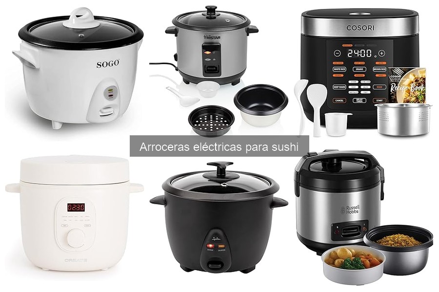 Alternativas a arroceras eléctricas para hacer sushi