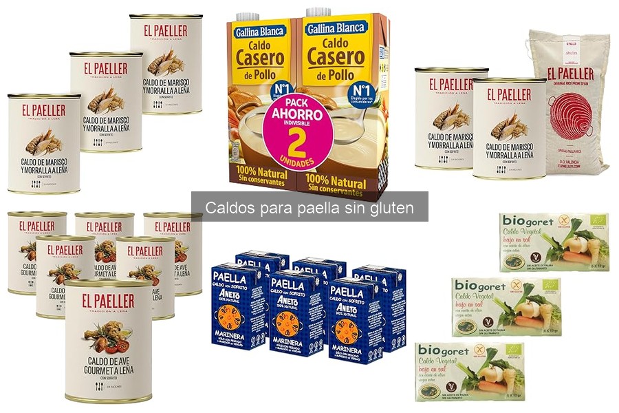 Alternativas a caldos para paella sin gluten: ¡descubre opciones!