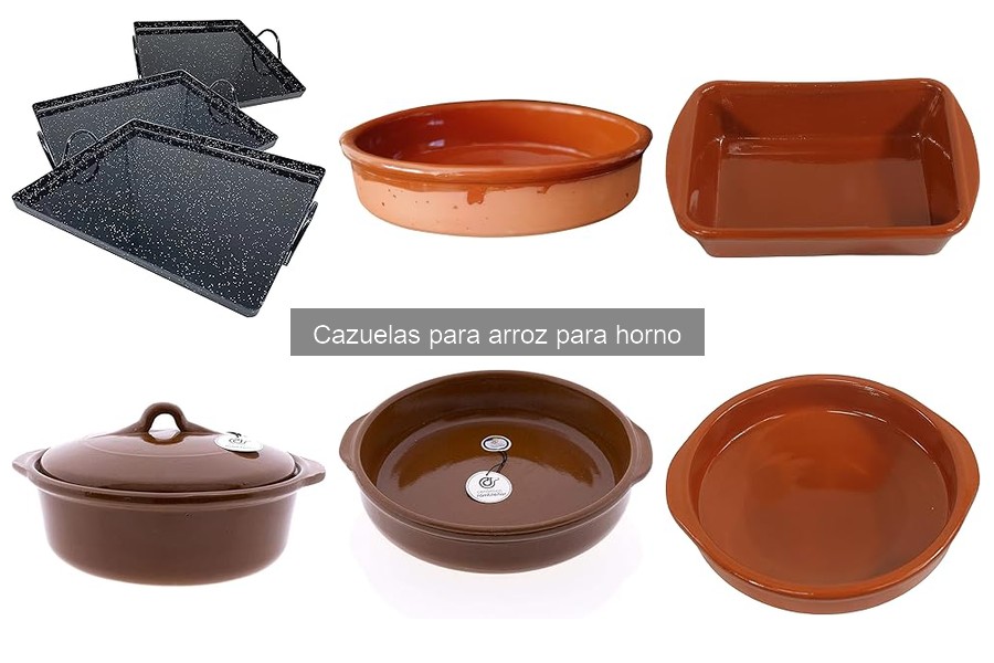 Alternativas a cazuelas para arroz en horno: Utensilios útiles