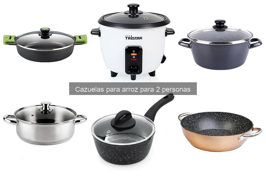 Alternativas a cazuelas para arroz para 2 personas