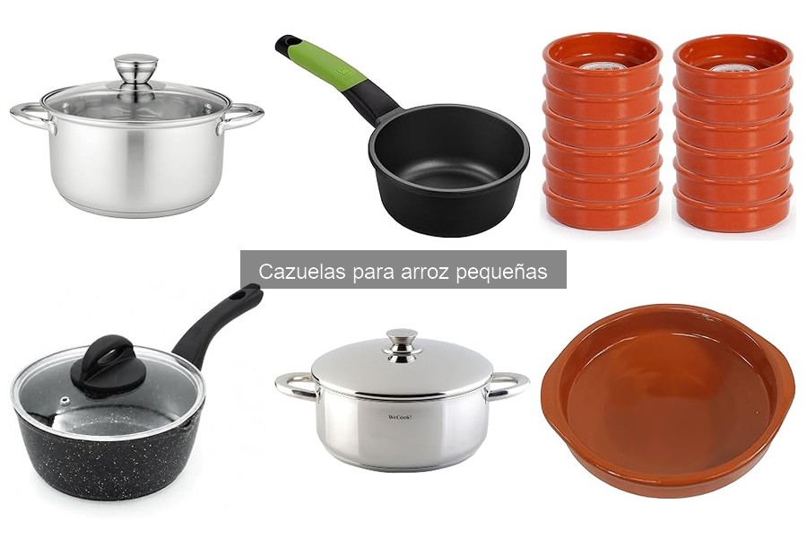 Alternativas a cazuelas para arroz pequeñas: Mejores opciones