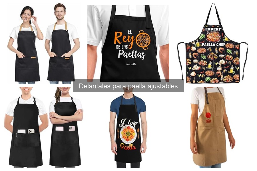 Alternativas a delantales para paella ajustables