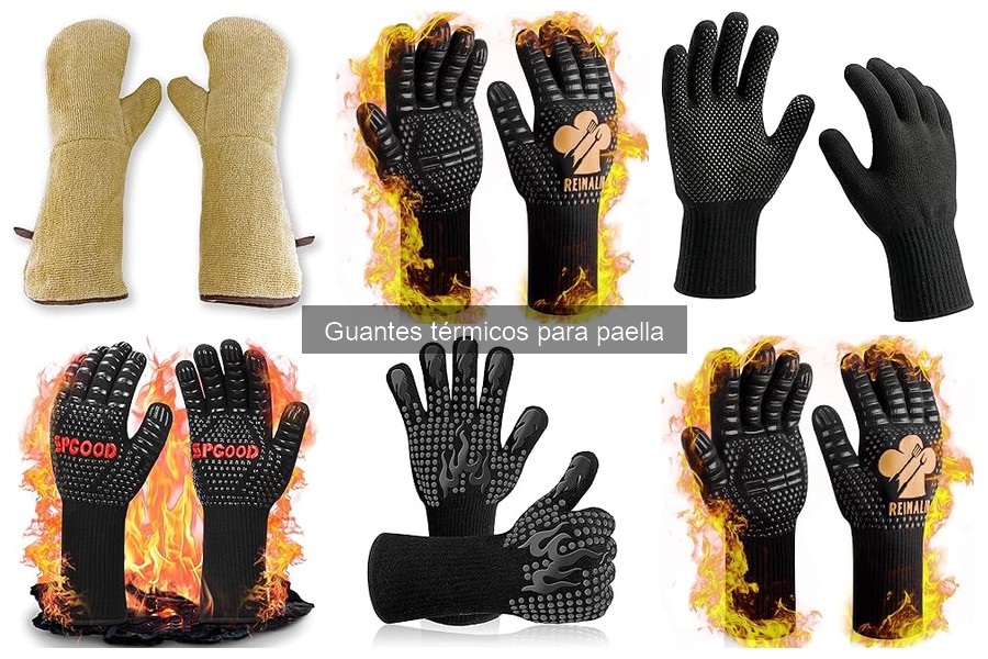 Alternativas a guantes térmicos para paella: opciones seguras