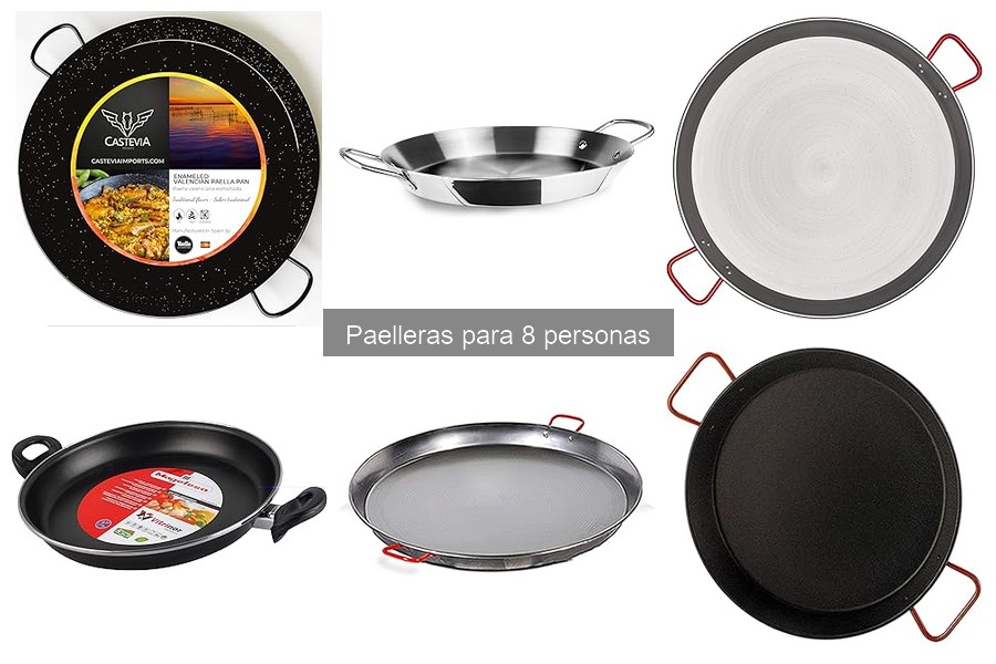 Alternativas a la paellera para 8 personas