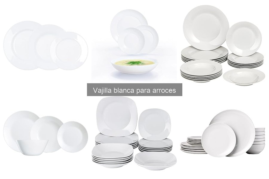 Alternativas a la vajilla blanca para arroces y sus ventajas