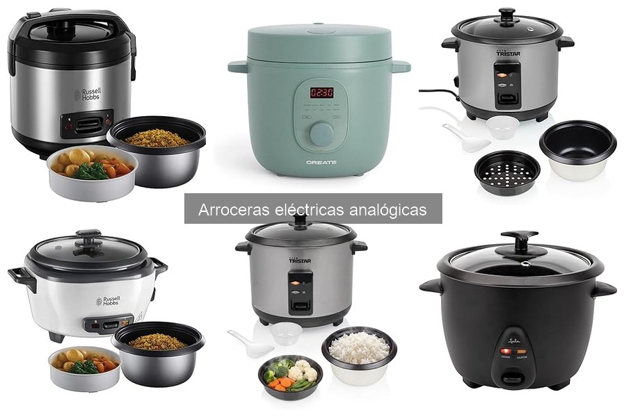 Alternativas a las arroceras eléctricas analógicas para cocinar arroz