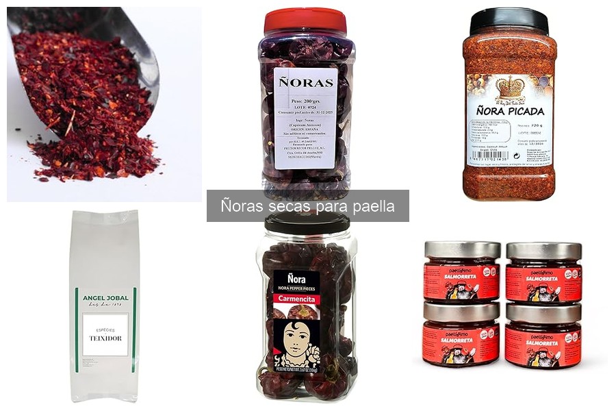 Alternativas a las Ñoras Secas para tus Paellas