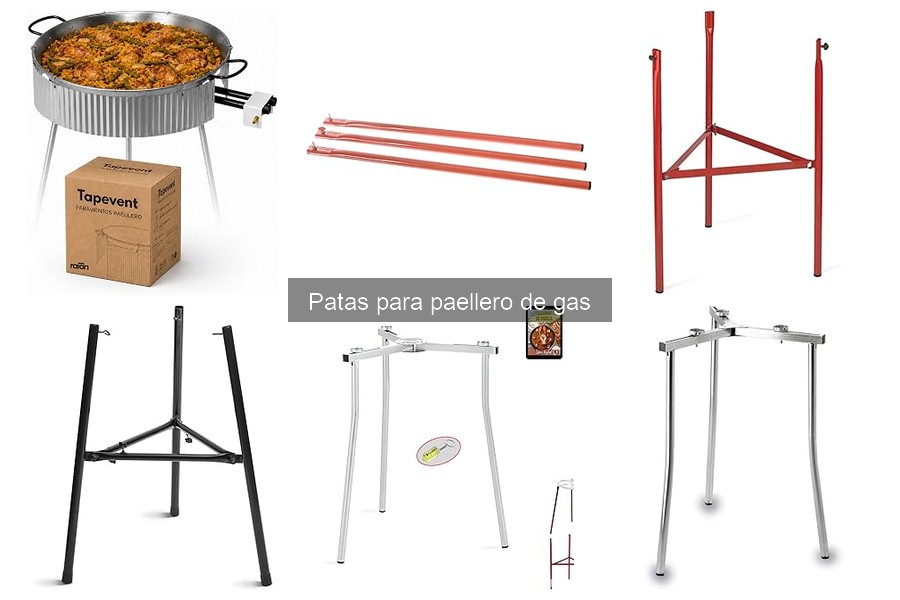 Alternativas a las patas para paellero de gas: opciones efectivas