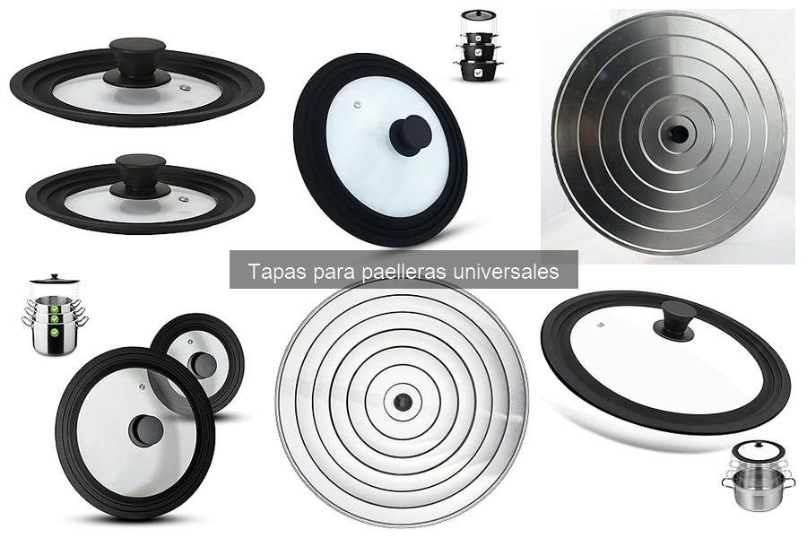 Alternativas a las tapas para paelleras universales