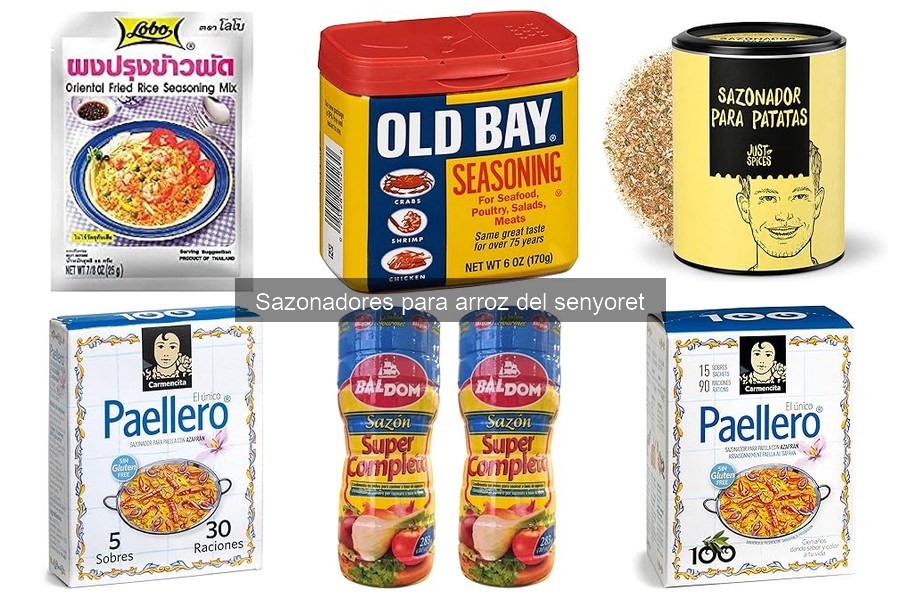 Alternativas a los Sazonadores para Arroz del Senyoret