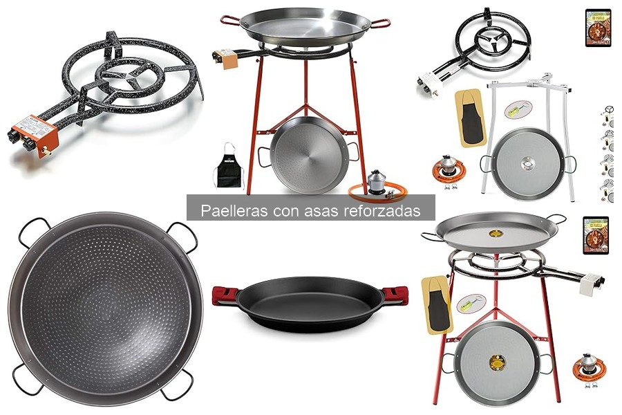 ** Alternativas a paelleras con asas reforzadas para arroces