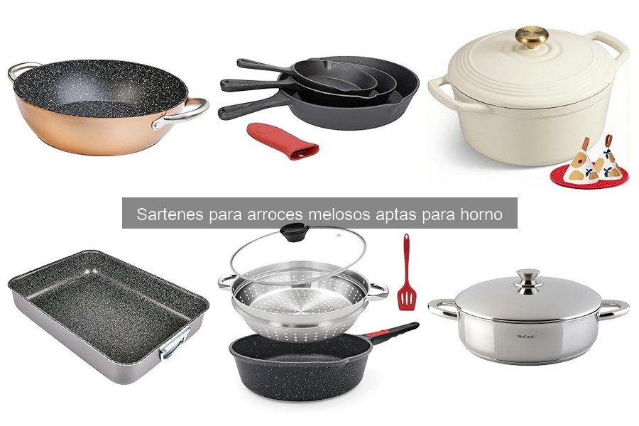 Alternativas a Sartenes para Arroces Melosos Aptas para Horno