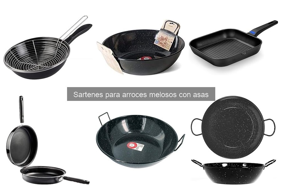 Alternativas a sartenes para arroces melosos con asas