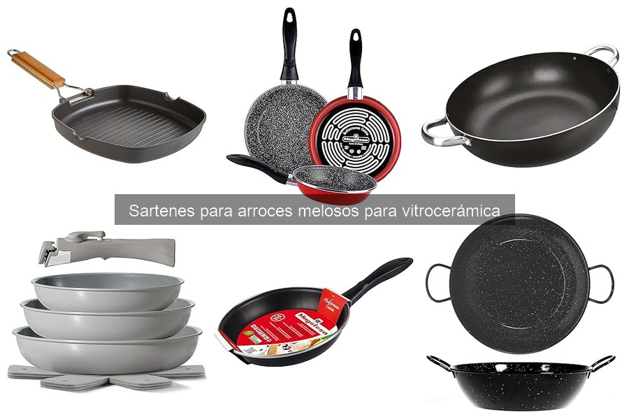 Alternativas a sartenes para arroces melosos en vitrocerámica