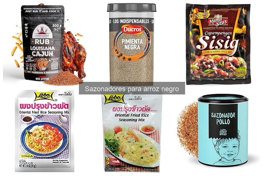 Alternativas a Sazonadores para Arroz Negro: Descubre Nuevos Sabores