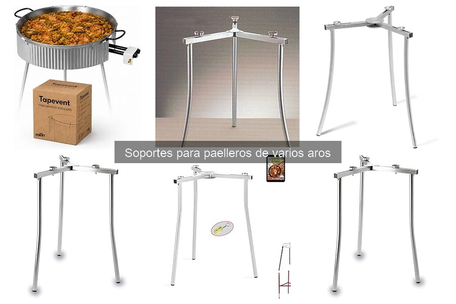 Alternativas a soportes para paelleros de varios aros