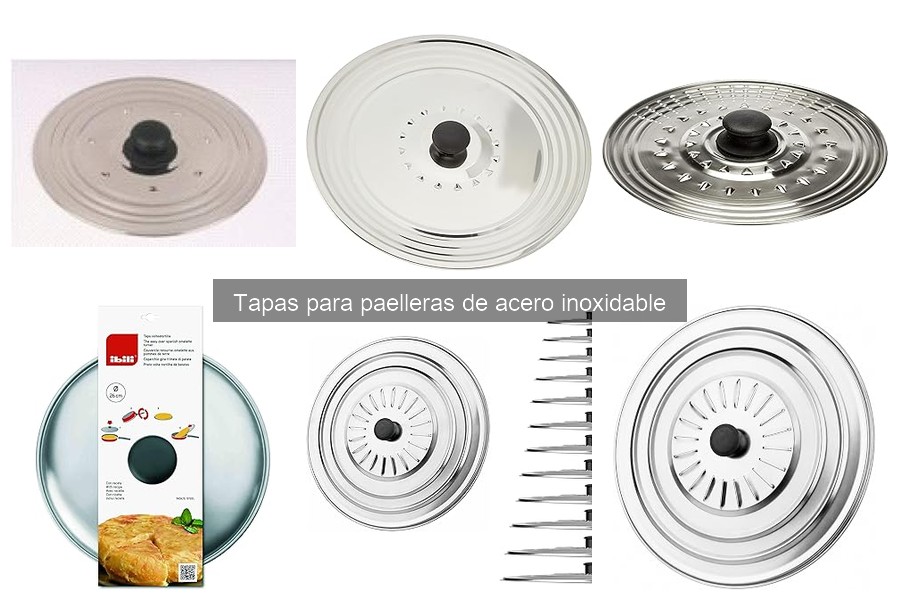 Alternativas a tapas de acero inoxidable para paelleras