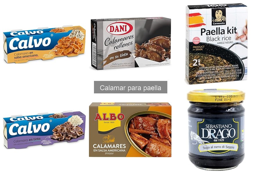 Alternativas al calamar en la paella: opciones sabrosas