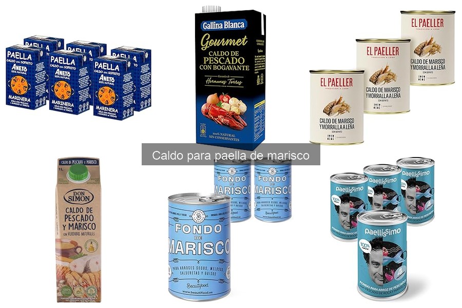 Alternativas al caldo para paella de marisco: ¡descúbrelas!