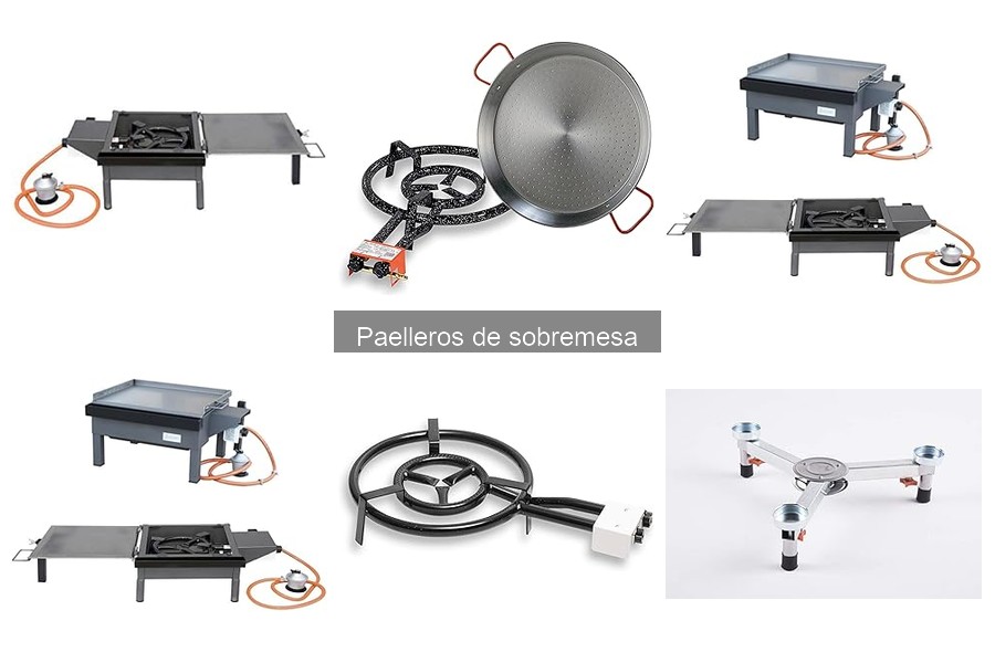 Alternativas al paellero de sobremesa: utensilios para arroces