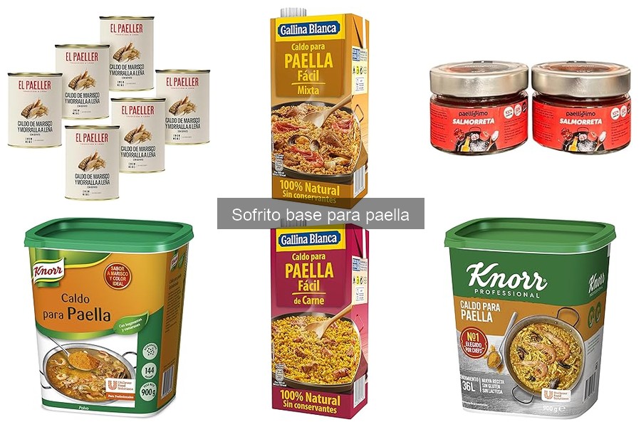 Alternativas al sofrito base para paella: opciones sabrosas