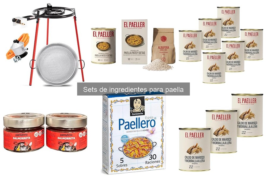 Alternativas de Ingredientes en Sets de Paella para Dietas