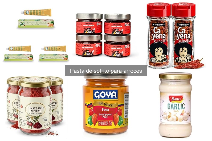 Alternativas saludables a la pasta de sofrito para arroces