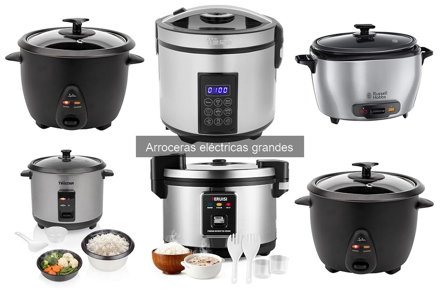 Arroceras eléctricas grandes recomendadas por chefs
