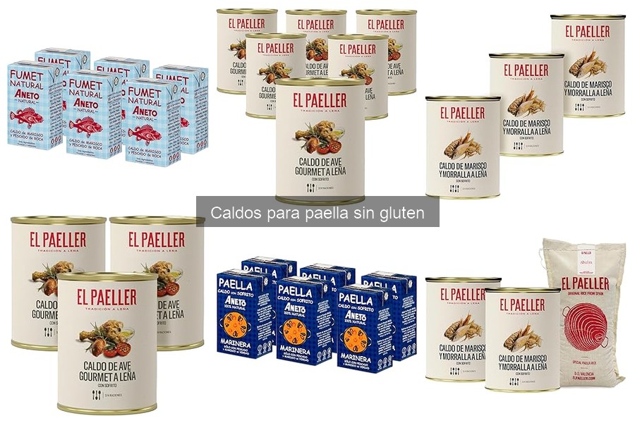 Beneficios de los caldos para paella sin gluten