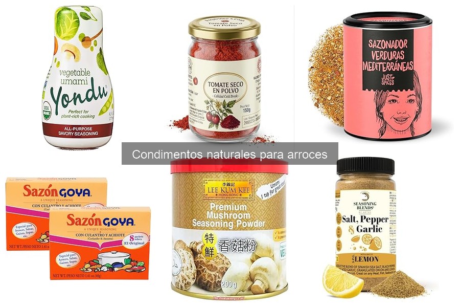 Beneficios de los condimentos naturales para arroces
