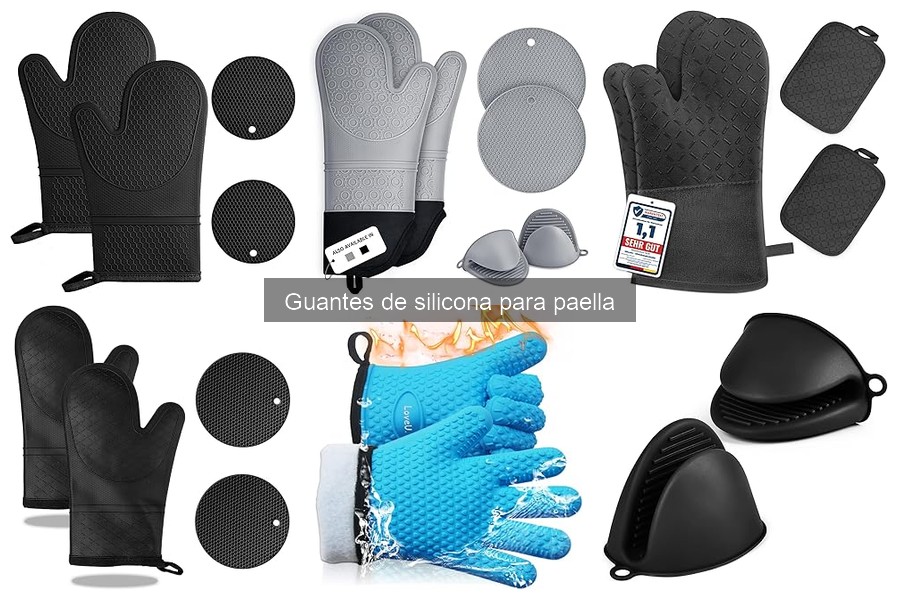 Beneficios de los guantes de silicona para paella
