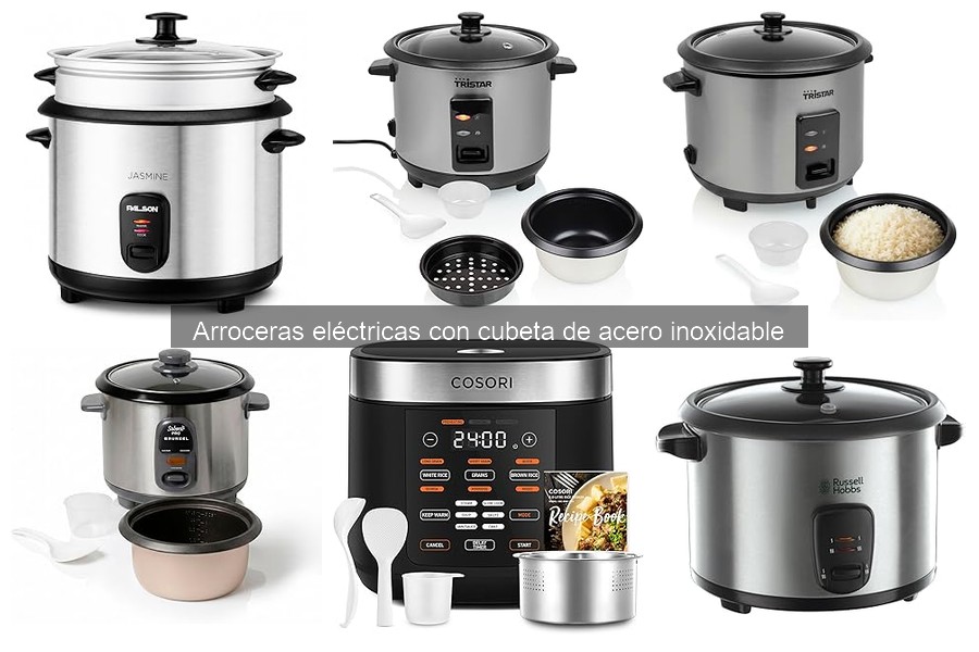 Beneficios de usar arroceras eléctricas de acero inoxidable