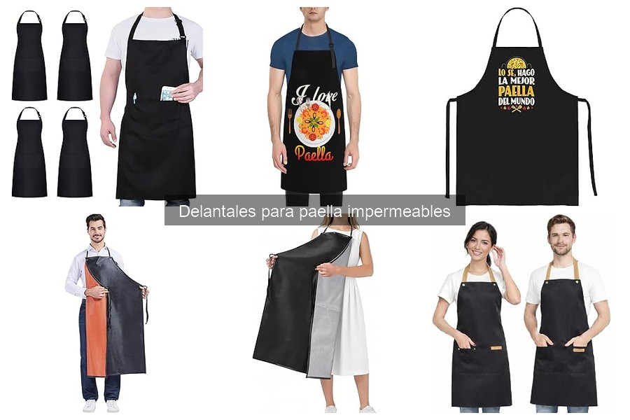 Beneficios de usar delantales impermeables para paella