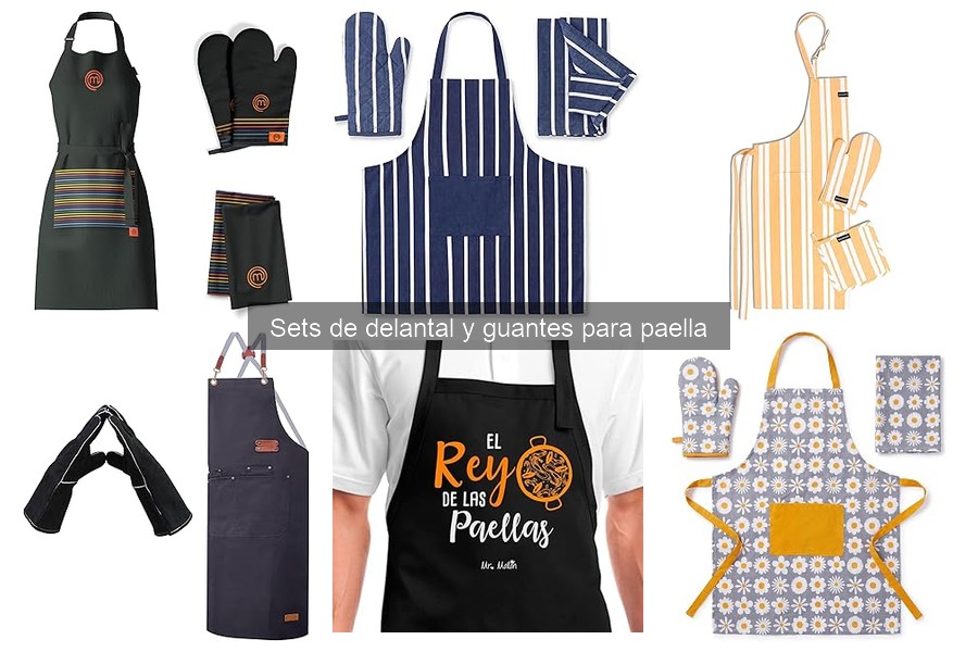 Beneficios de usar delantales y guantes para paella