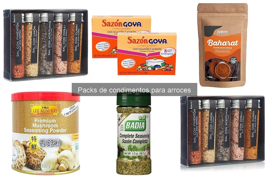 Beneficios de Usar Packs de Condimentos para Arroces