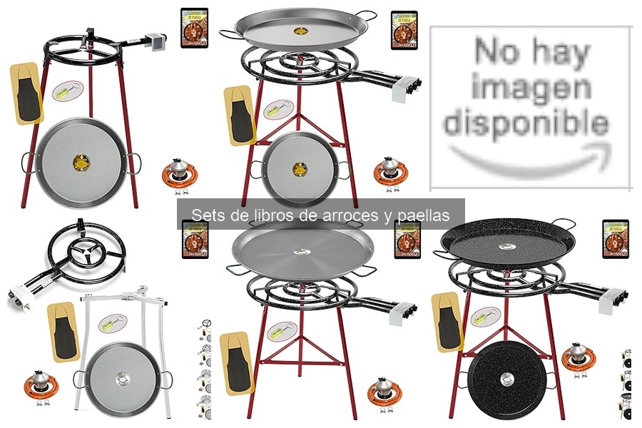 Beneficios de usar sets de libros de arroces y paellas