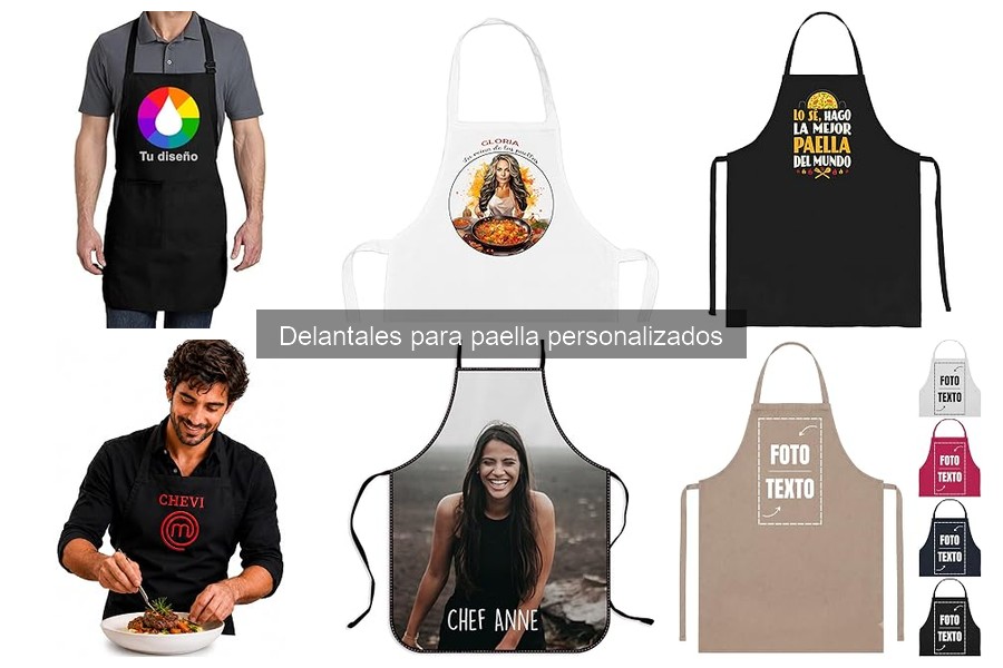 Beneficios de usar un delantal para paella personalizado