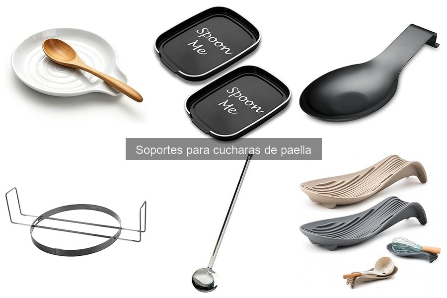 Beneficios de usar un soporte para cucharas de paella