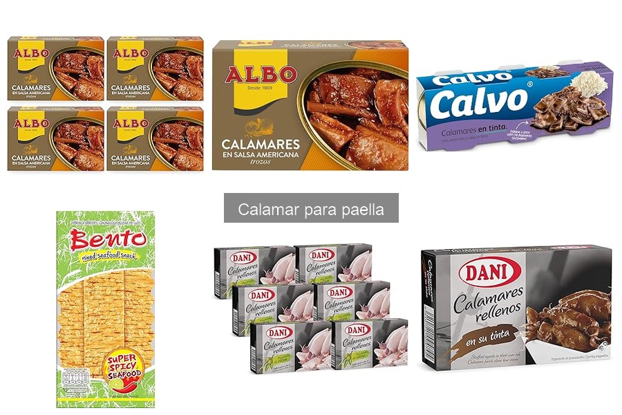 Beneficios del calamar fresco para paella deliciosa
