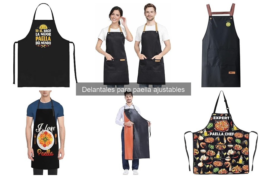 Beneficios del delantal ajustable para cocinar paella