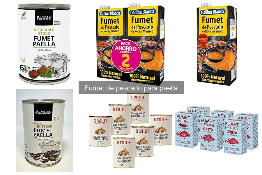 Beneficios del fumet de pescado en la paella