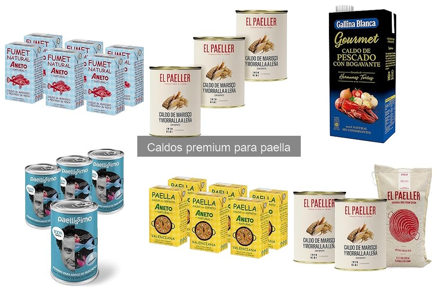 Caldos Premium para Paella: Características y Beneficios