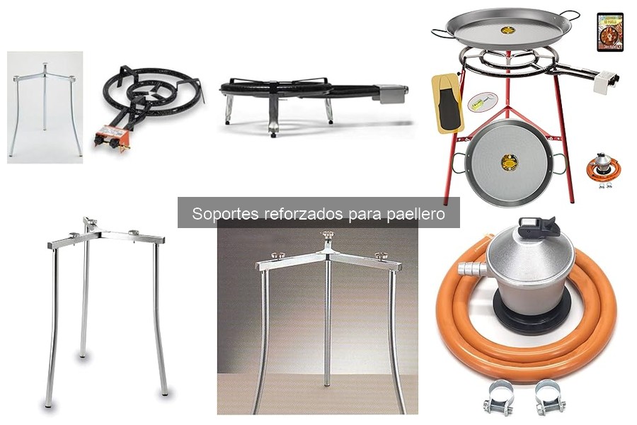 Características de un buen soporte reforzado para paellero