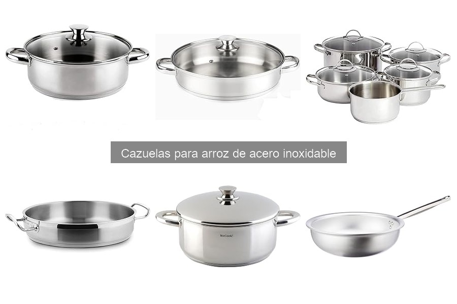 Cazuela para arroz de acero inoxidable: Beneficios y características